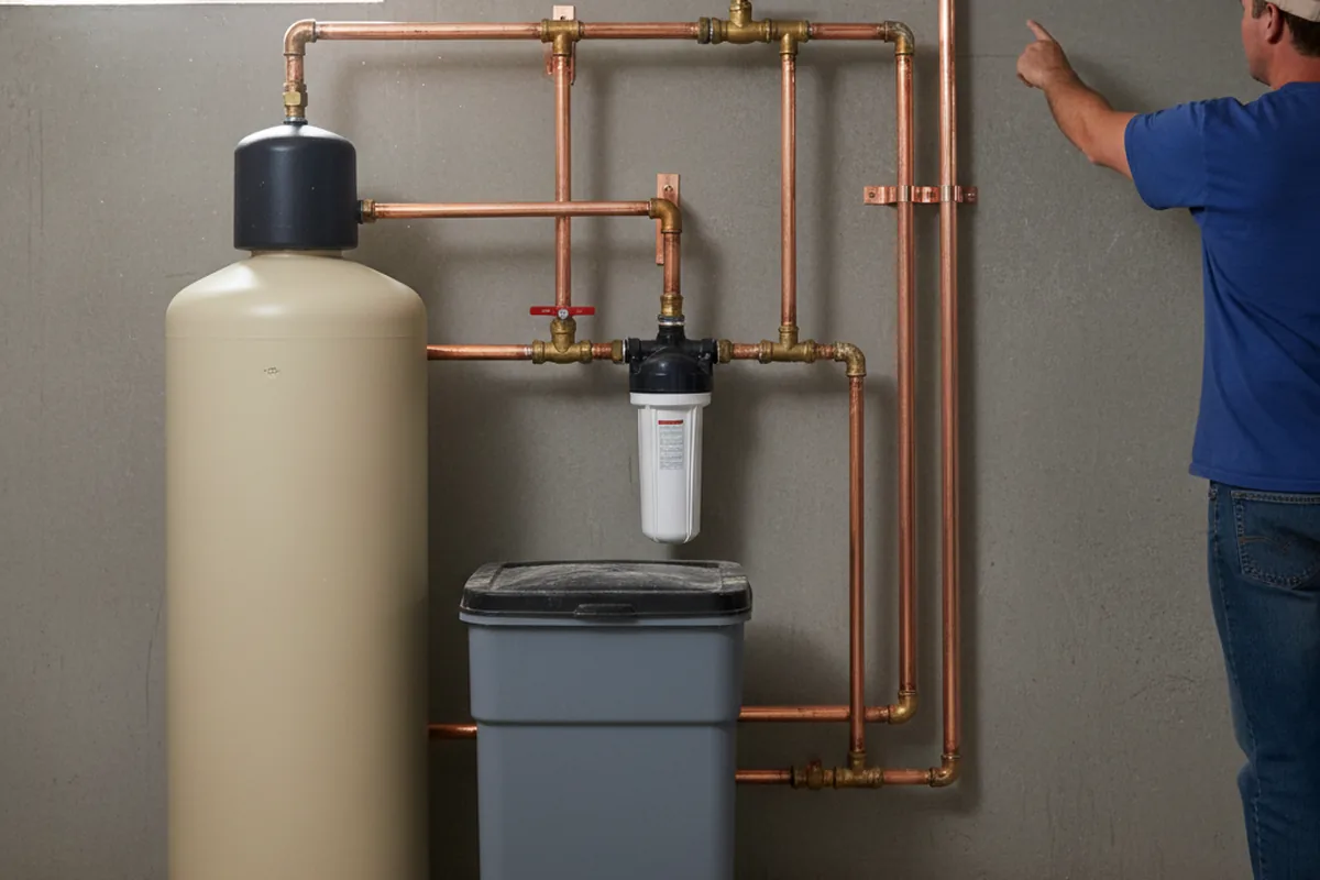 Whole-house water treatment system installed in Seymour